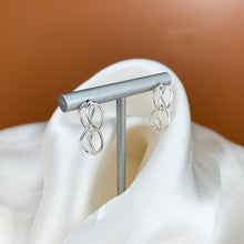 Load image into Gallery viewer, Double Drop Link Earrings - Stud or Hook