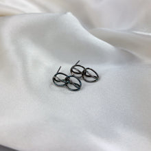 Load image into Gallery viewer, Double Drop Link Earrings - Stud or Hook