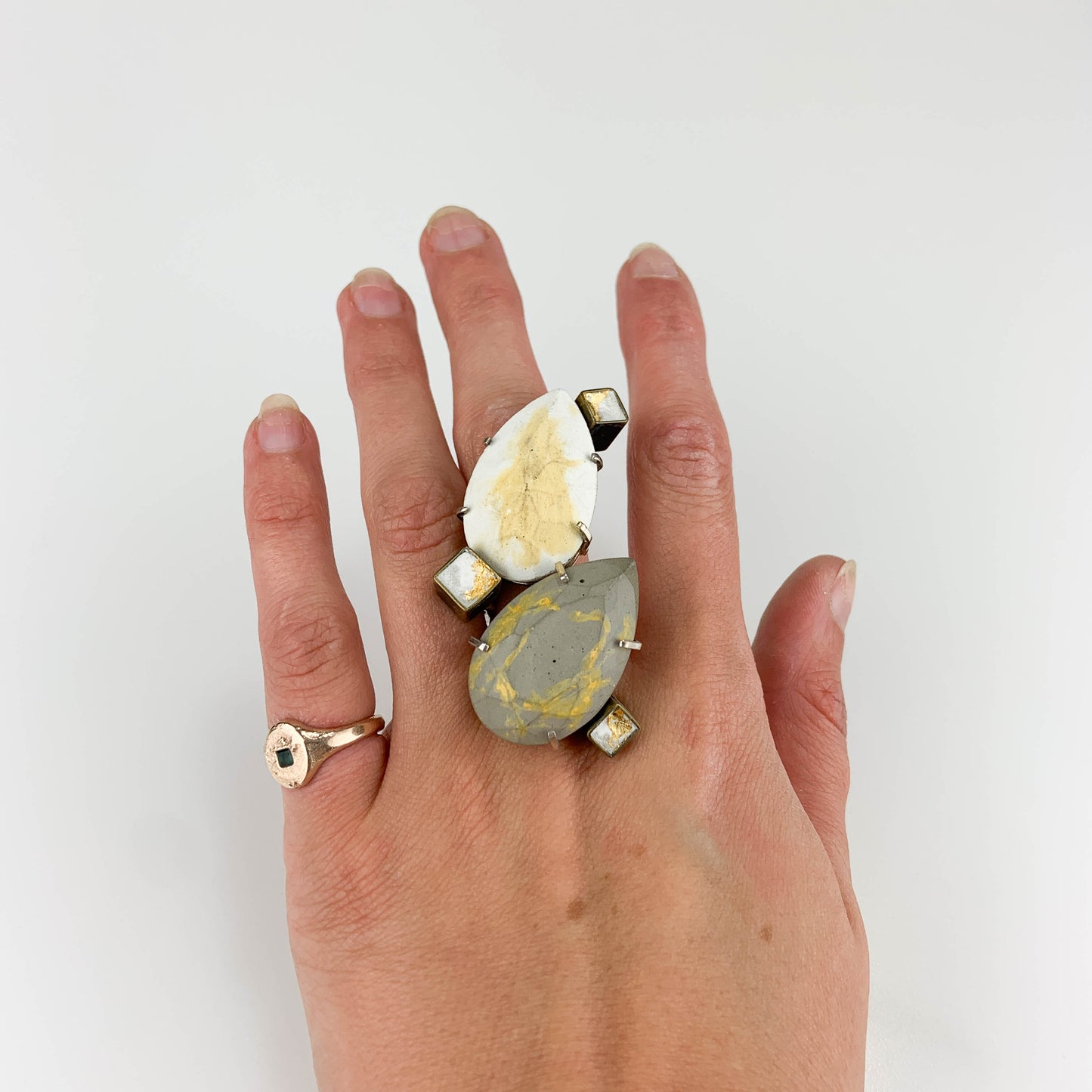 Twin Gem Ring