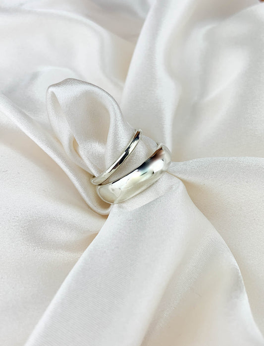 6mm D-Shaped Wedding Band – Handmade in Yellow, White or Rose Gold | 9ct or 18ct