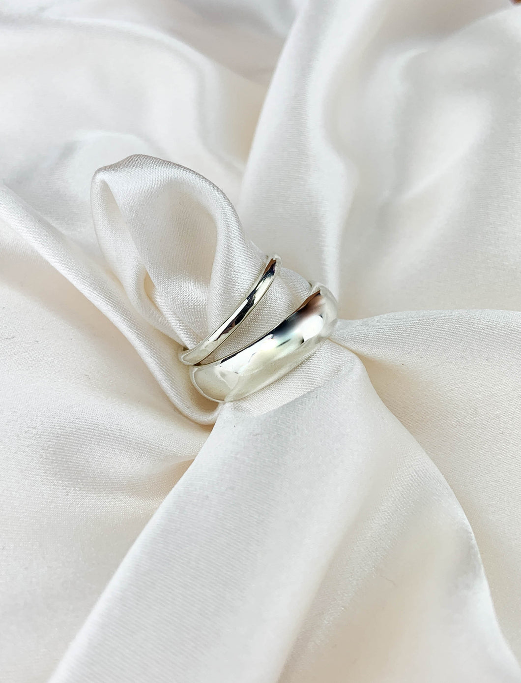 6mm D-Shaped Wedding Band – Handmade in Yellow, White or Rose Gold | 9ct or 18ct