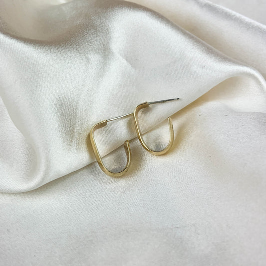 9ct Gold cuff earrings