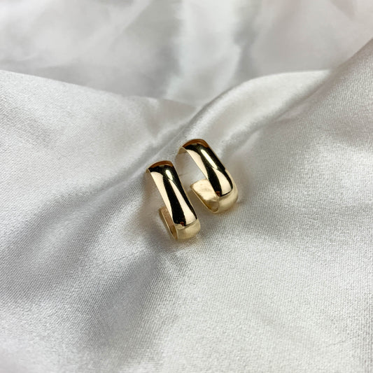 9ct Gold cuff earrings