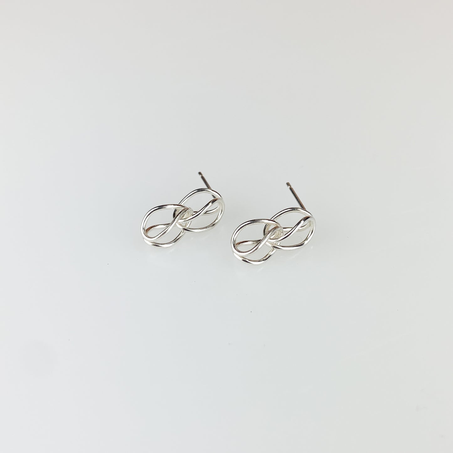 Double Drop Link Earrings - Stud or Hook