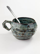 Load image into Gallery viewer, Kurinuki Mugs - Blue Rutile
