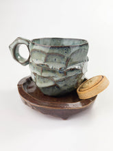 Load image into Gallery viewer, Kurinuki Mugs - Blue Rutile
