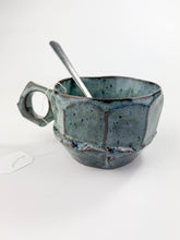 Load image into Gallery viewer, Kurinuki Mugs - Blue Rutile
