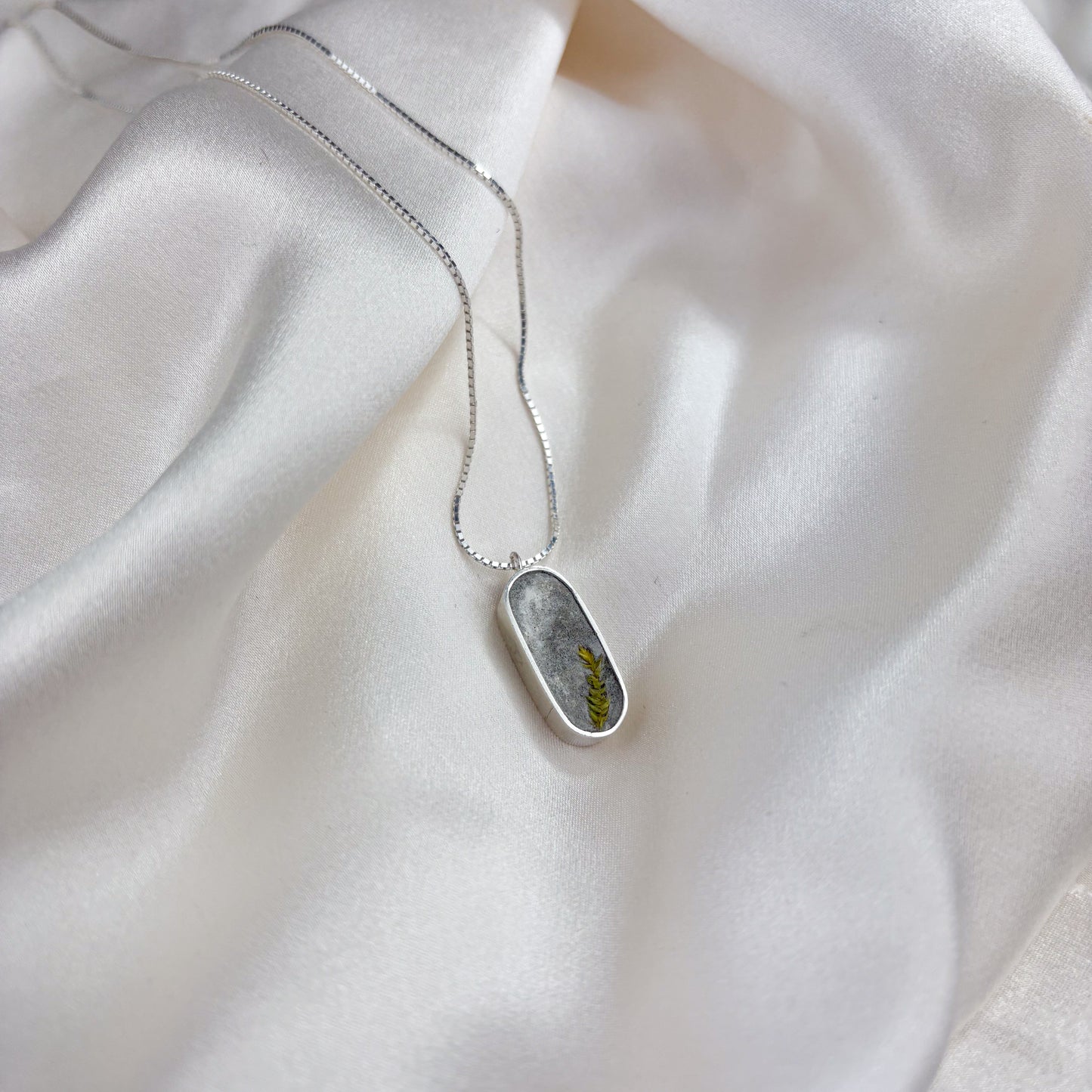 Cement Lozenge Pendant