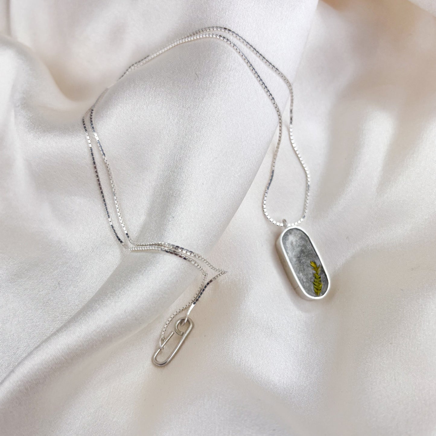 Cement Lozenge Pendant