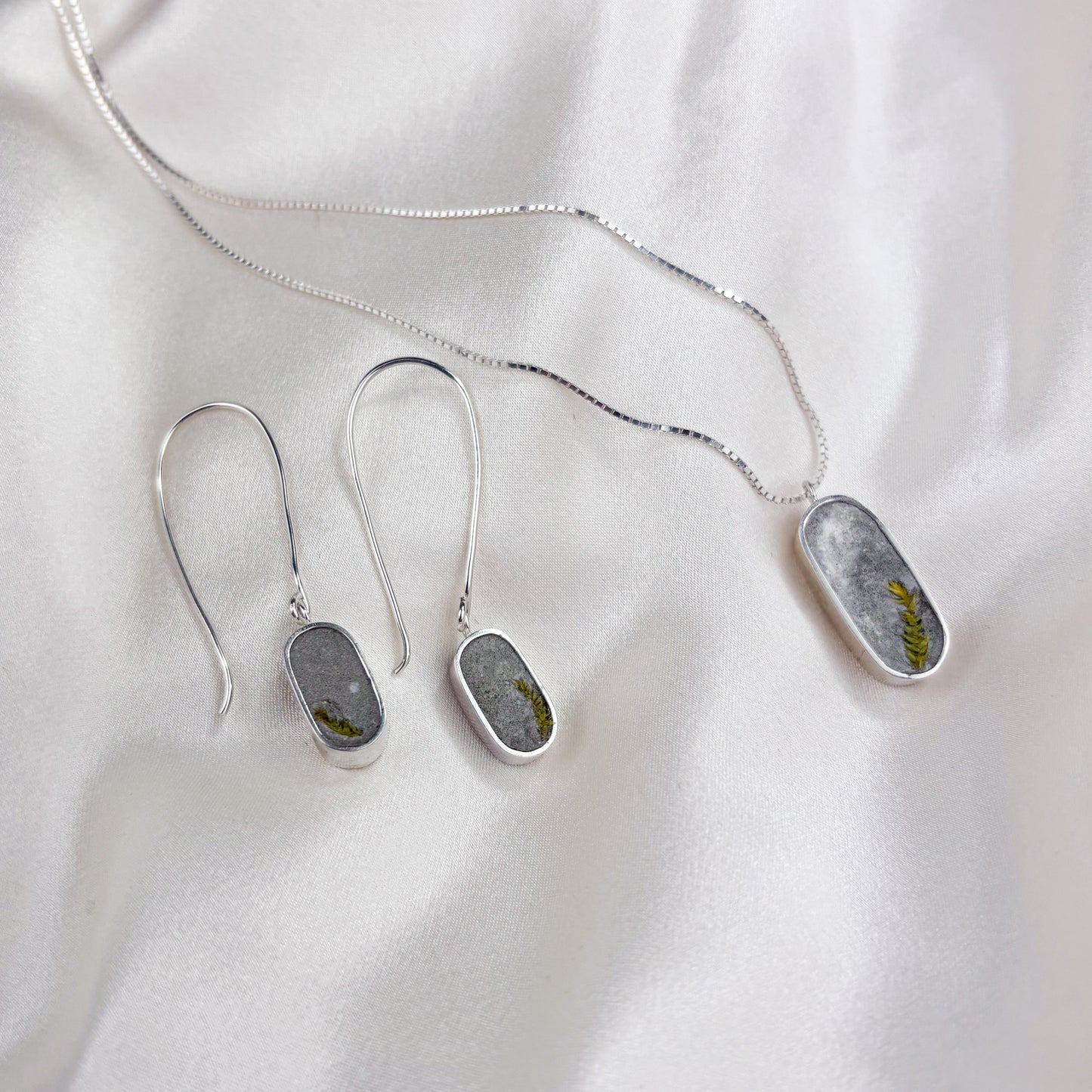 Cement Lozenge Pendant