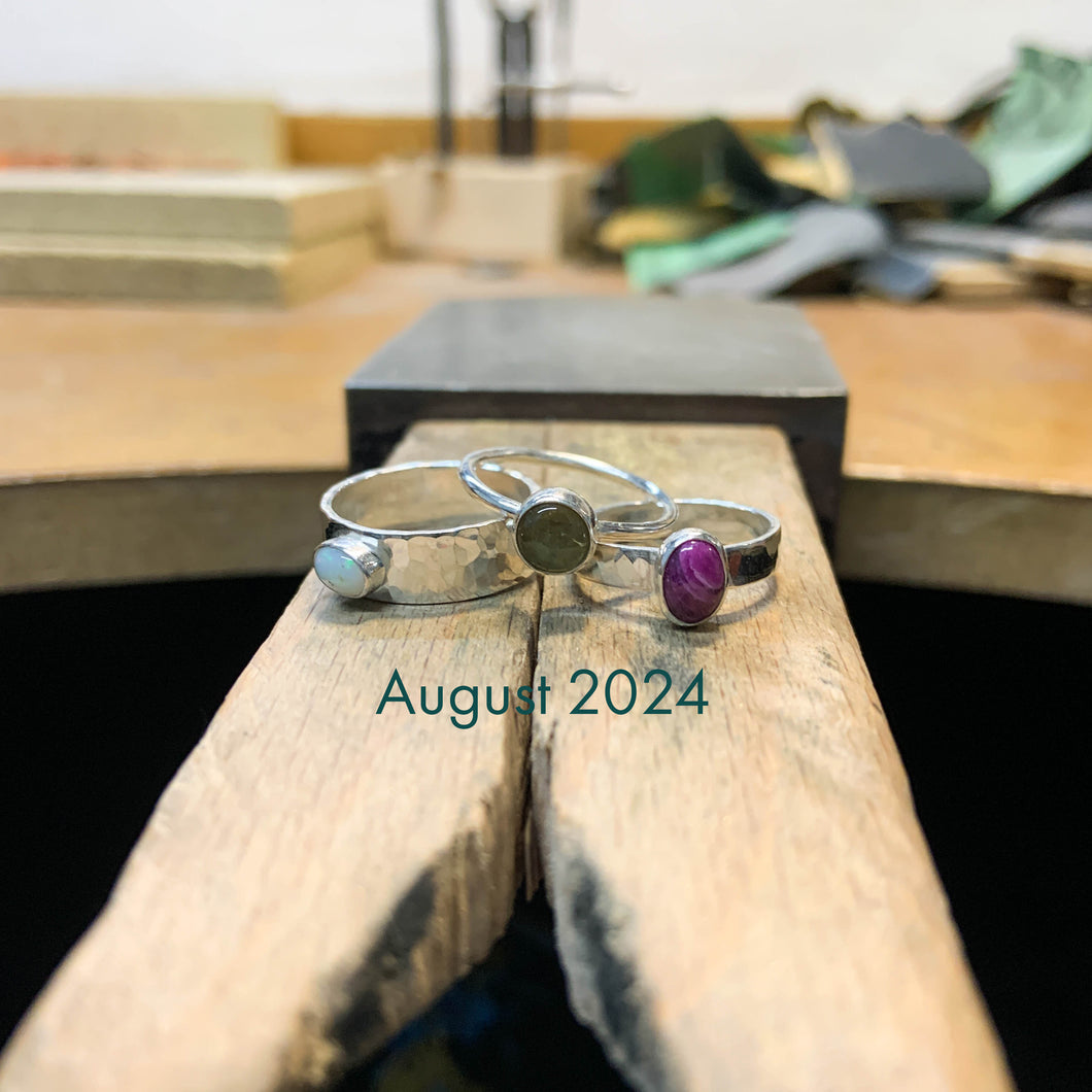 Make a Stone Set Ring in a Day Workshop - August 2024 (deposit)