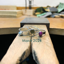 Load image into Gallery viewer, Make a Stone Set Ring in a Day Workshop - March 2024 (deposit)
