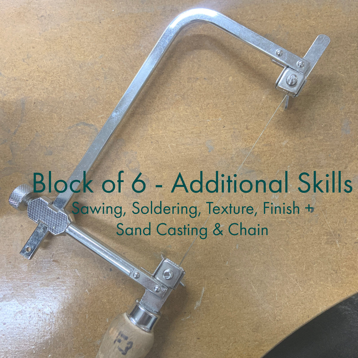 Block of 6 - Sawing, Soldering, Texture, Finish, Sand Casting and Chai ...