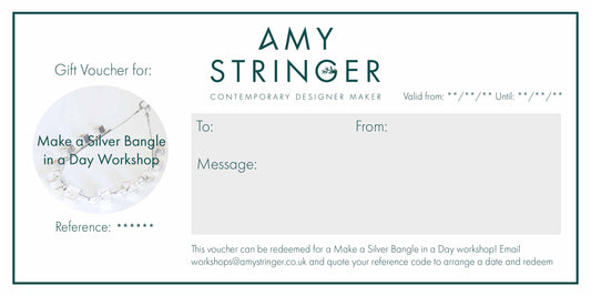 Make a Silver Bangle in a Day - Gift Voucher