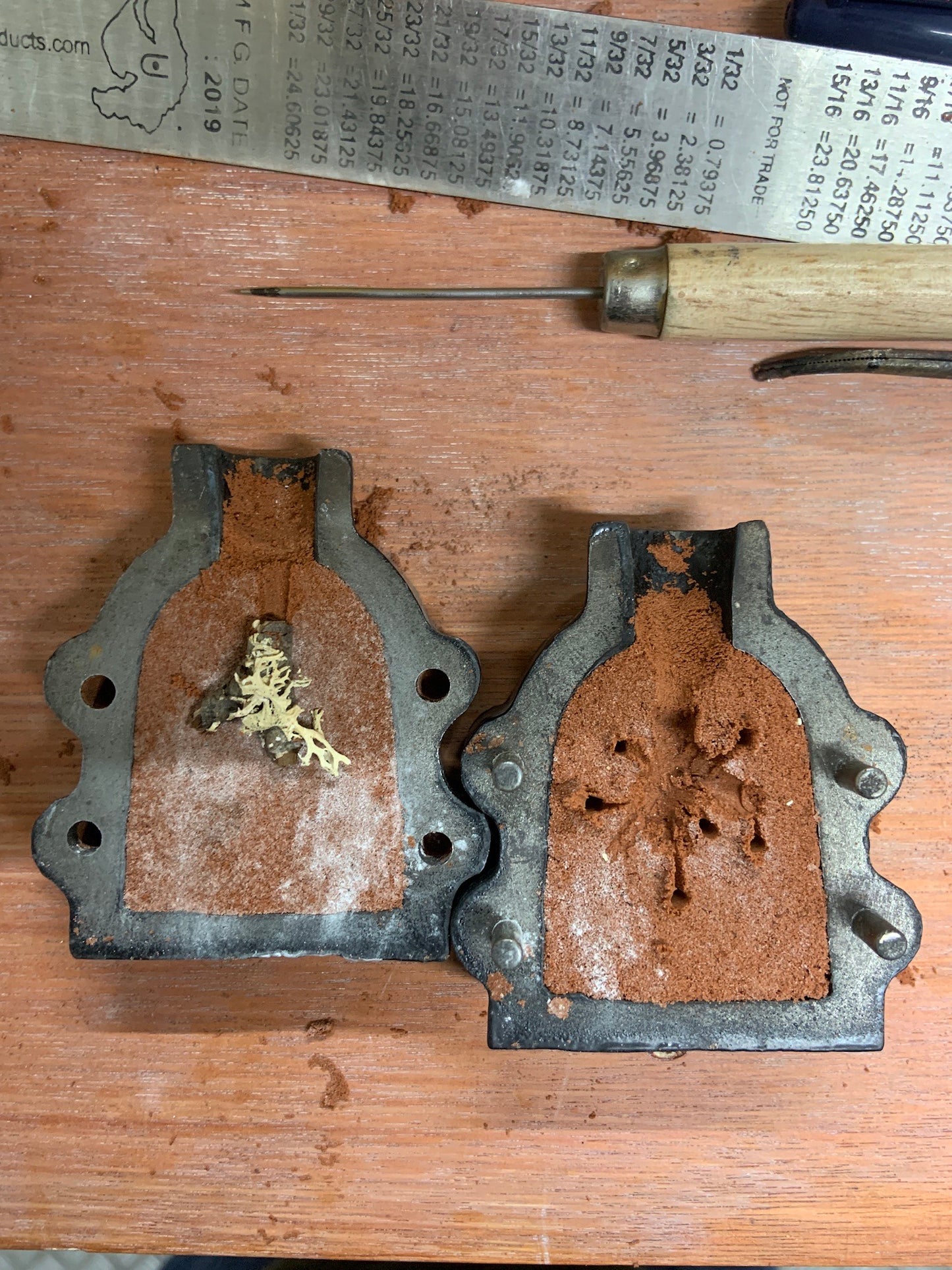 Sand Cast silver pendant workshop
